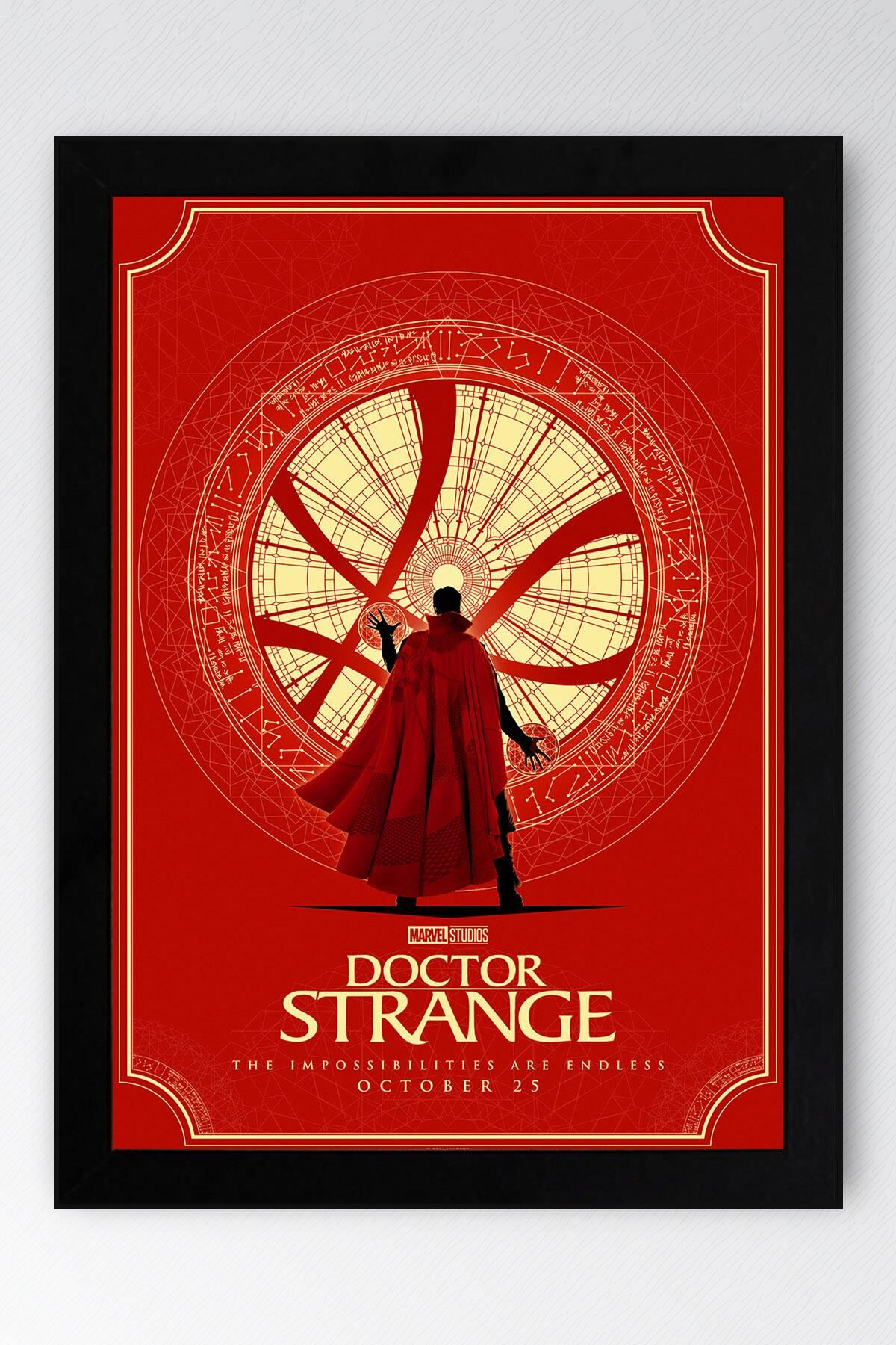 Doctor Strange Çerçeveli Tablo - Marvel Film Afişi Poster Tablo