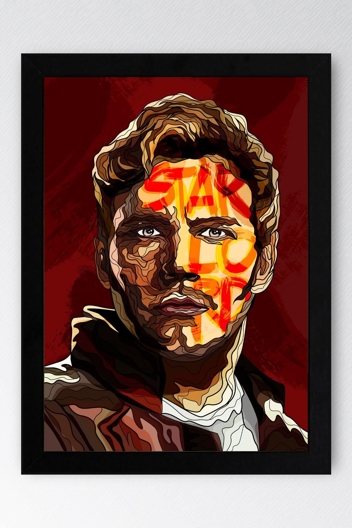 Guardians of the Galaxy Star Lord Çerçeveli Tablo - Galaksinin Koruyucuları Film Posteri Tablo