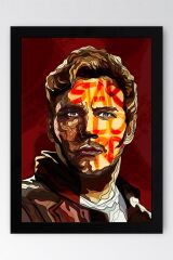 Guardians of the Galaxy Star Lord Çerçeveli Tablo - Galaksinin Koruyucuları Film Posteri Tablo