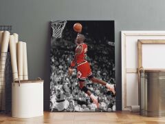 Michael Jordan Kanvas Tablo 40x55cm NBA Poster