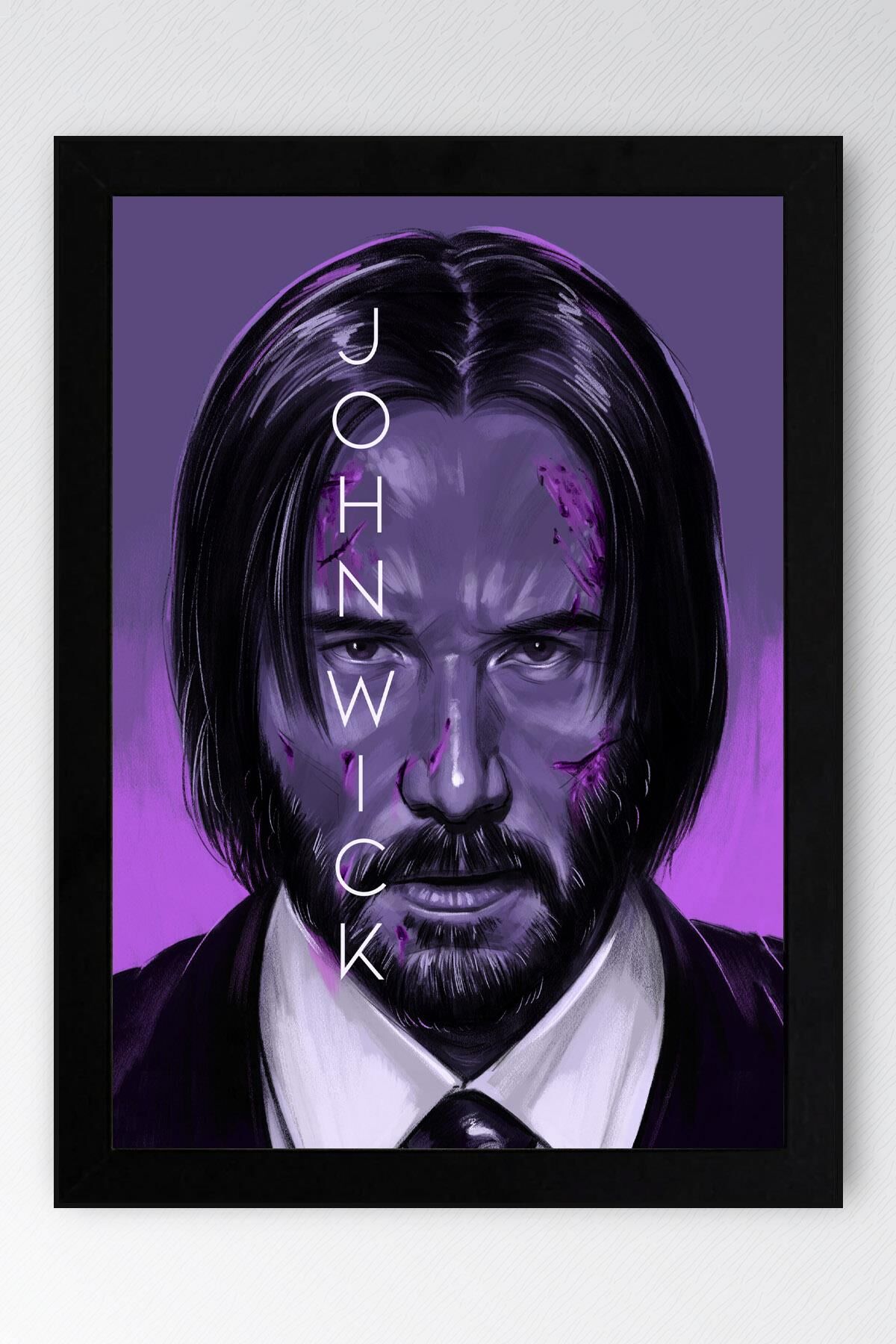 John Wick Çerçeveli Tablo - Film Posteri Tablo