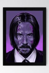 John Wick Çerçeveli Tablo - Film Posteri Tablo