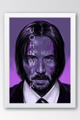 John Wick Çerçeveli Tablo - Film Posteri Tablo
