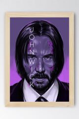 John Wick Çerçeveli Tablo - Film Posteri Tablo