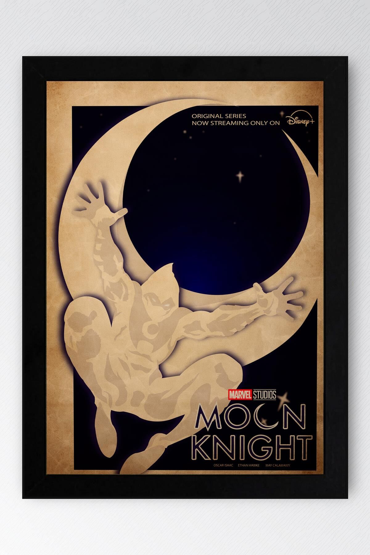 Moon Knight Çerçeveli Tablo - Moon Knight Marvel Dizi Posteri Tablo