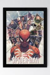 Spider Man Çerçeveli Tablo - Örümcek Adam Fim Posteri Tablo