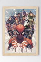 Spider Man Çerçeveli Tablo - Örümcek Adam Fim Posteri Tablo