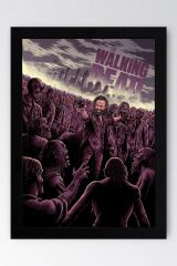 The Walking Dead Çerçeveli Tablo - Dizi Posteri Tablo