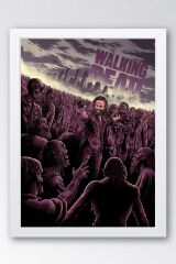 The Walking Dead Çerçeveli Tablo - Dizi Posteri Tablo