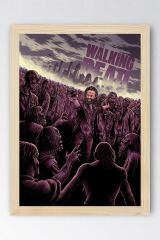 The Walking Dead Çerçeveli Tablo - Dizi Posteri Tablo