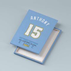 Carmelo Anthony Forma Kanvas Tablo 40x55cm NBA Denver Nuggets Jersey