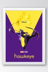 Hawkeye Çerçeveli Tablo - Marvel Dizi Posteri Tablo