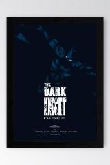 Batman Çerçeveli Tablo - The Dark Knight Film Afişi Poster Tablo