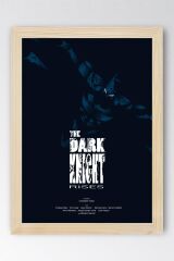 Batman Çerçeveli Tablo - The Dark Knight Film Afişi Poster Tablo