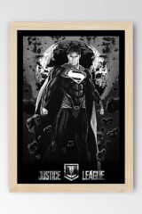 Superman Çerçeveli Tablo - Film Posteri Tablo