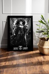 Superman Çerçeveli Tablo - Film Posteri Tablo