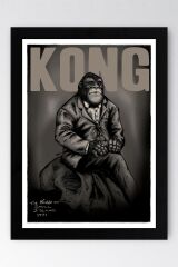 King Kong Skull Island Çerçeveli Tablo - Kafatası Adası Film Posteri Tablo