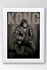 King Kong Skull Island Çerçeveli Tablo - Kafatası Adası Film Posteri Tablo