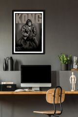 King Kong Skull Island Çerçeveli Tablo - Kafatası Adası Film Posteri Tablo
