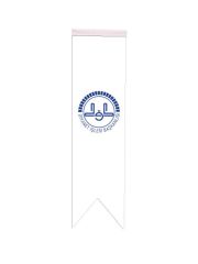 Masa Üstü Kırlangıç Diyanet İşleri Bayrağı - 8x30cm Çift Taraflı Saten Kumaş