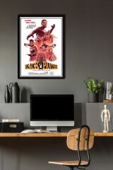 Black Panther Çerçeveli Tablo - Marvel Film Afişi Poster Tablo