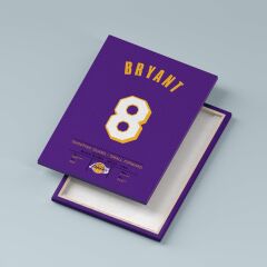 Kobe Bryant 8 Forma Kanvas Tablo 40x55cm NBA Lakers Jersey