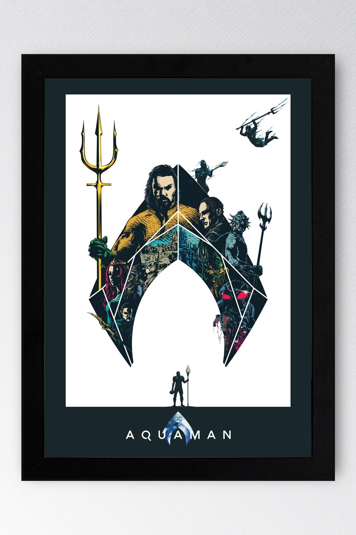 Aquaman Çerçeveli Tablo - Marvel Poster Tablo