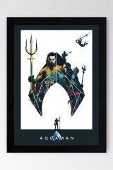 Aquaman Çerçeveli Tablo - Marvel Poster Tablo