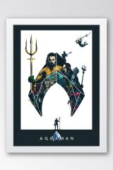 Aquaman Çerçeveli Tablo - Marvel Poster Tablo