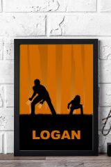 X-Men Çerçeveli Tablo - Logan Film Posteri Tablo