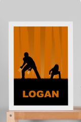 X-Men Çerçeveli Tablo - Logan Film Posteri Tablo