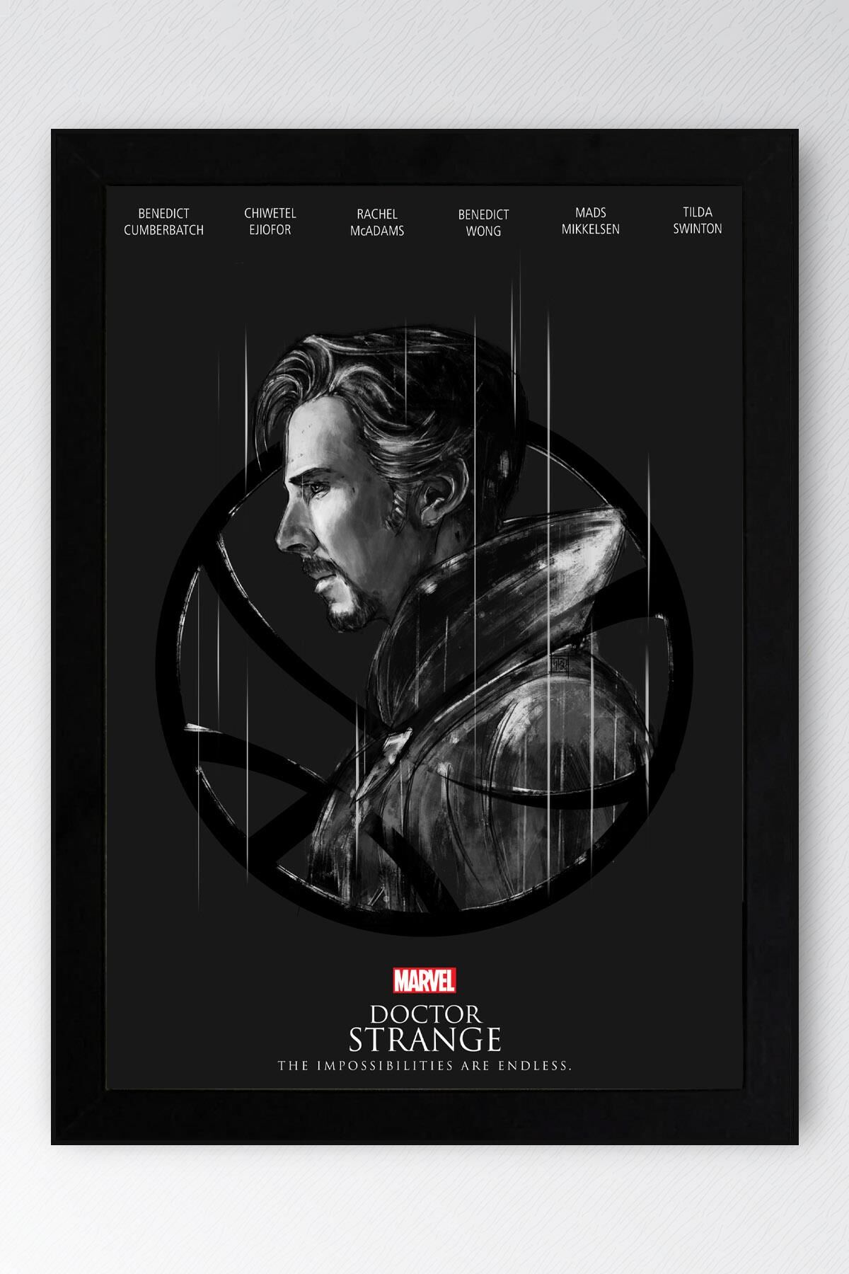 Doctor Strange Çerçeveli Tablo - Marvel Film Afişi Poster Tablo