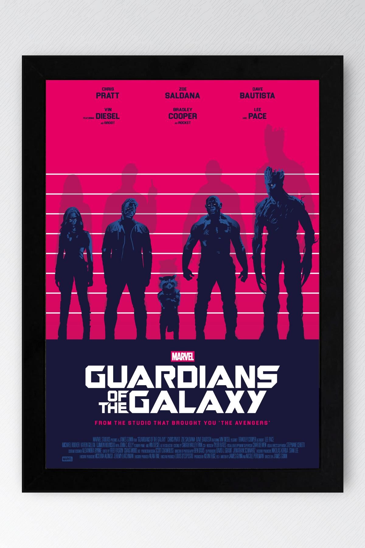 Guardians of the Galaxy Çerçeveli Tablo - Galaksinin Koruyucuları Film Posteri Tablo