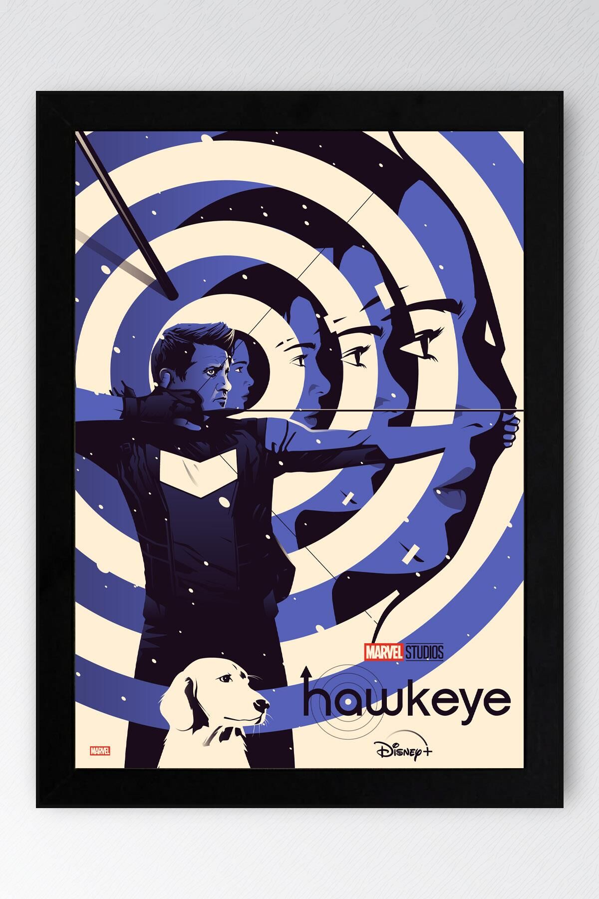 Hawkeye Çerçeveli Tablo - Marvel Dizi Posteri Tablo