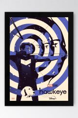 Hawkeye Çerçeveli Tablo - Marvel Dizi Posteri Tablo