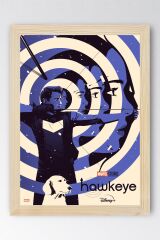 Hawkeye Çerçeveli Tablo - Marvel Dizi Posteri Tablo