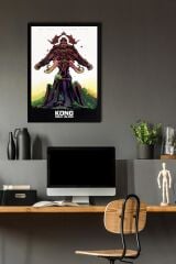 Kong Skull Island Çerçeveli Tablo - Kafatası Adası Film Posteri Tablo
