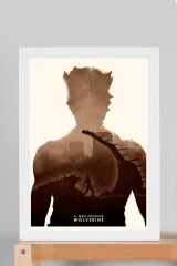 X-Men Wolverine Çerçeveli Tablo - Marvel Film Posteri Tablo
