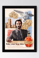 John Wick Çerçeveli Tablo - Film Posteri Tablo