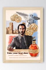 John Wick Çerçeveli Tablo - Film Posteri Tablo