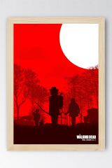 The Walking Dead Çerçeveli Tablo - Dizi Posteri Tablo