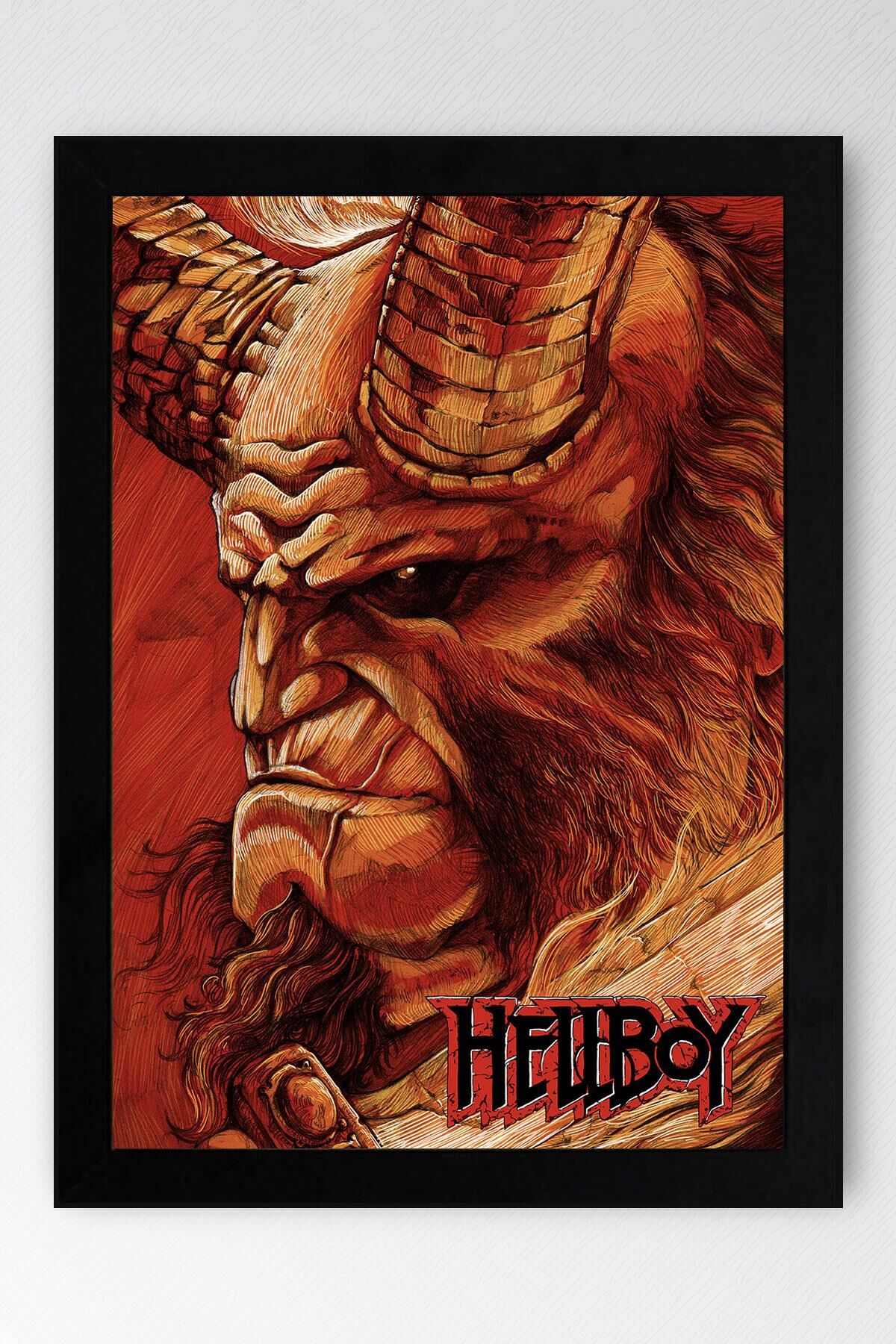 Hellboy Çerçeveli Tablo - Film Posteri Tablo