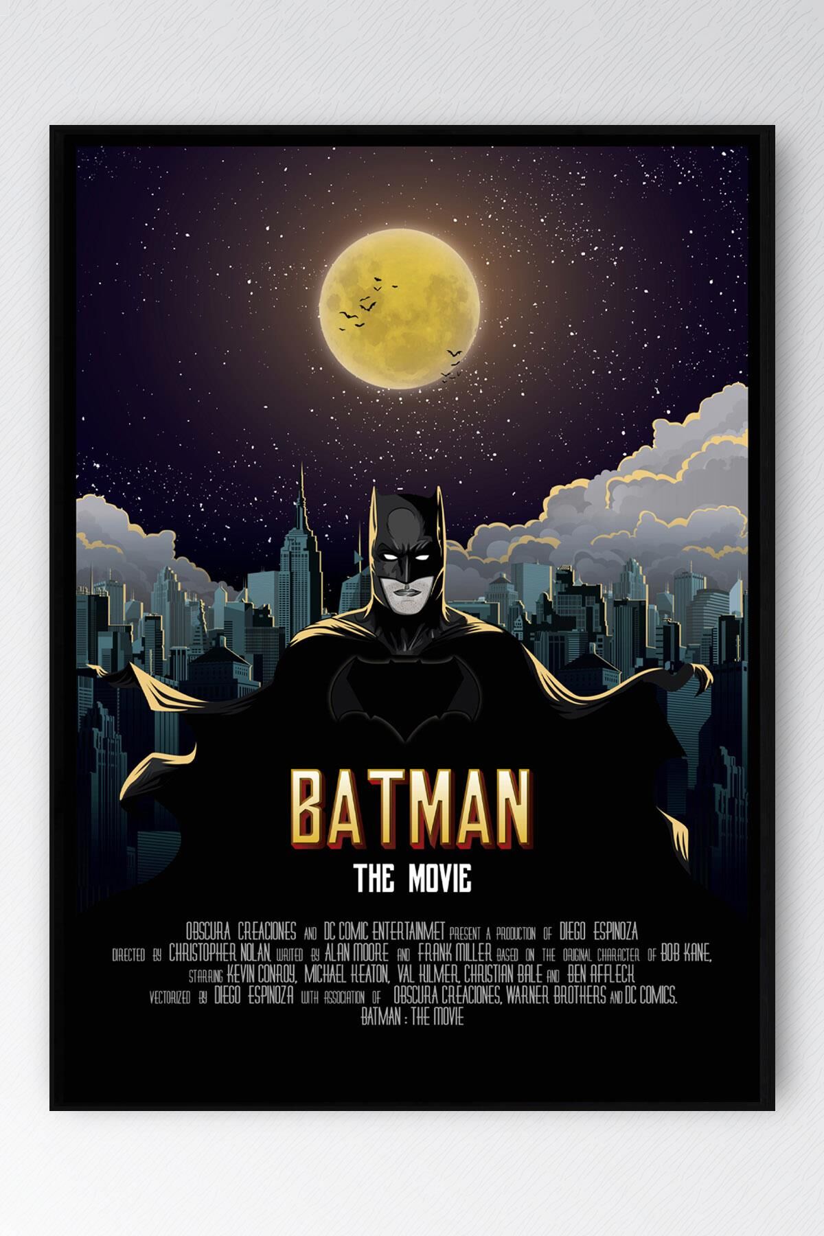 Batman Çerçeveli Tablo - Poster Tablo