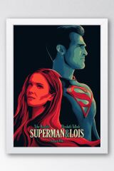 Superman Çerçeveli Tablo - Film Posteri Tablo