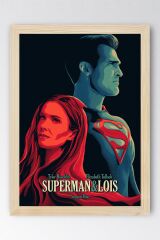 Superman Çerçeveli Tablo - Film Posteri Tablo