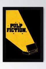 Pulp Fiction Çerçeveli Tablo - Ucuz Roman Fim Posteri Tablo