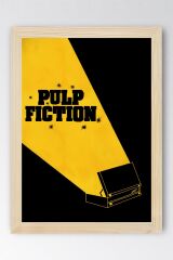 Pulp Fiction Çerçeveli Tablo - Ucuz Roman Fim Posteri Tablo
