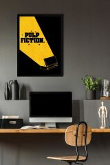 Pulp Fiction Çerçeveli Tablo - Ucuz Roman Fim Posteri Tablo