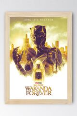 Black Panther Wakanda Çerçeveli Tablo - Marvel Film Poster Tablo