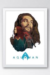 Aquaman Çerçeveli Tablo - Marvel Poster Tablo